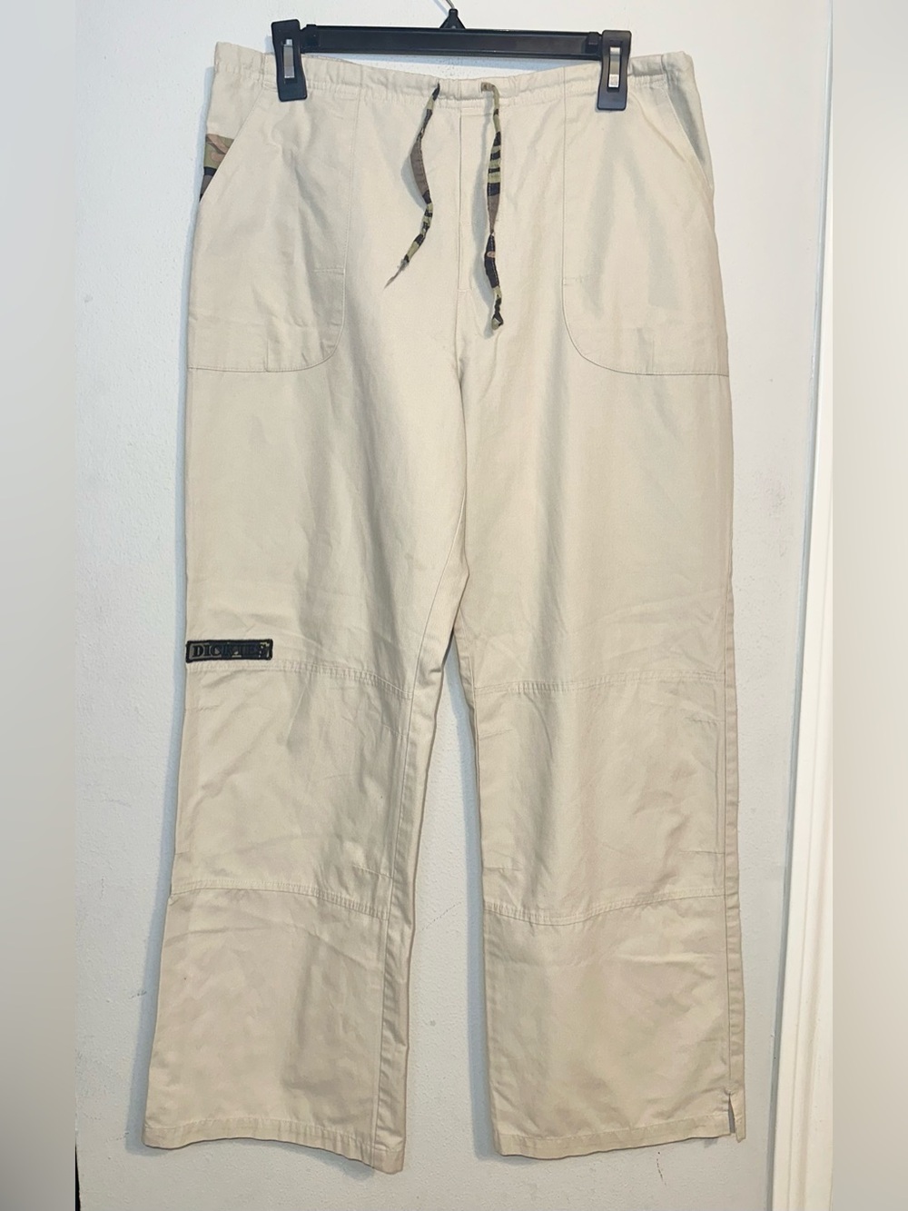 Dickies Khaki Cargo Drawstring Pants
